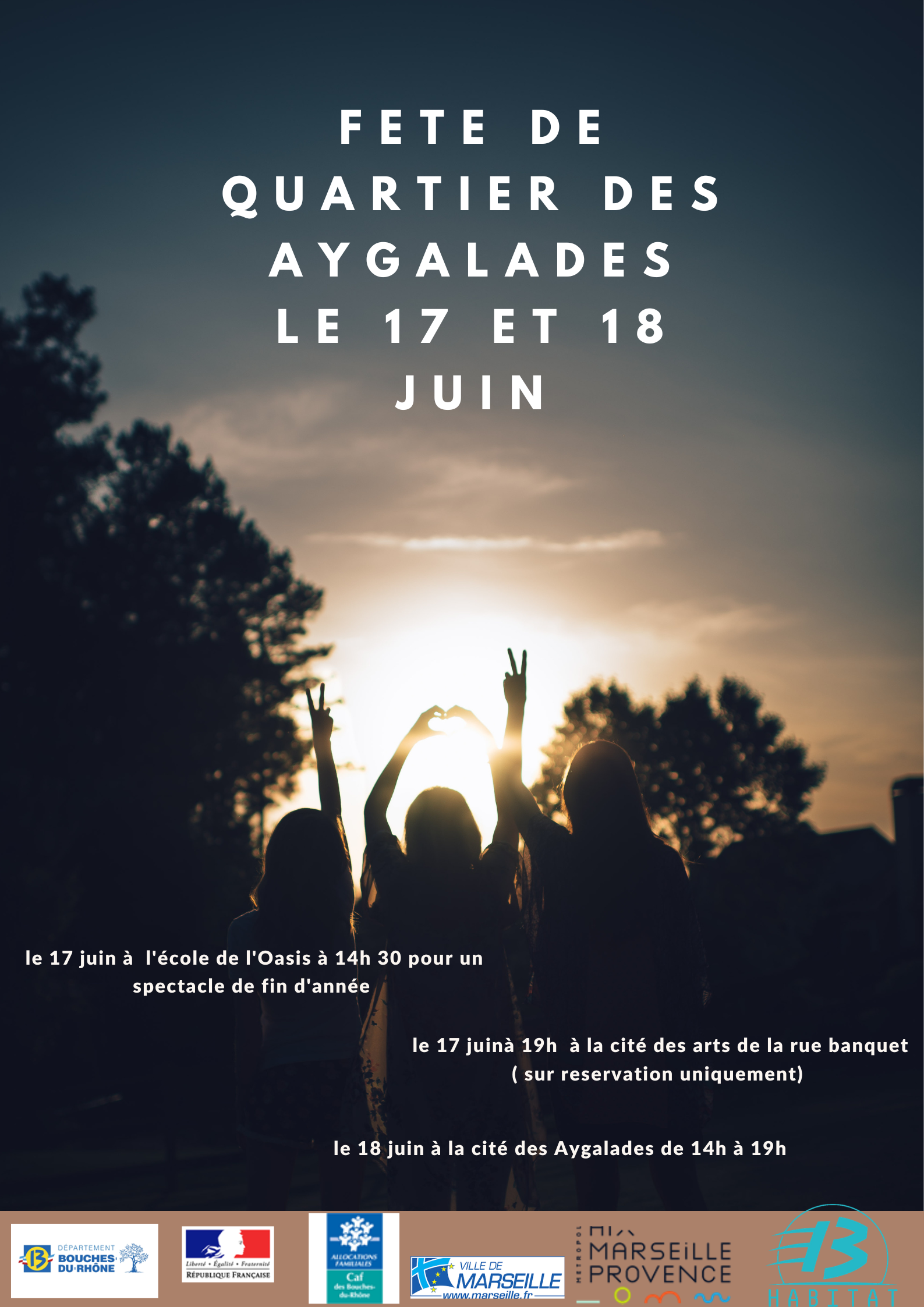 Fête de quartier des Aygalades 17 et 18 juin